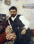 Valentin Aleksandrovich Serov, Portrait of the Artist Konstantin Korovin